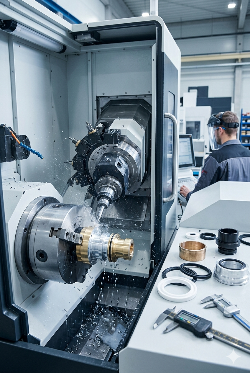 CNC Machining & Hydraulic Seals